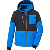 KILLTEC Jungen Skijacke/Funktionsjacke mit Kapuze und Schneefang KSW 149 BYS SKI JCKT, blau, 164, 41185-000