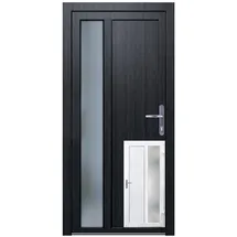 PANTO K 511 rechts 88 x 198 cm anthrazit/weiß