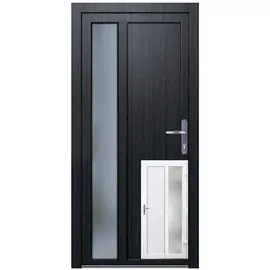 PANTO K 511 rechts 88 x 198 cm anthrazit/weiß