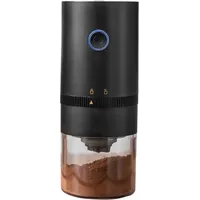 Tragbare Elektrische Kaffeemühle, Kompakte Wiederaufladbare Mühle, Verstellbares Keramik-kegelmahlwerk, Feiner Mahlgrad, Ideal Für Reisen
