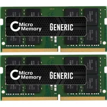 CoreParts 32GB Memory Module 2 x 16 GB, DDR4, 2666 MHz, Grün
