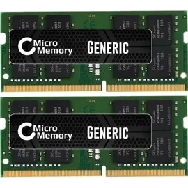 CoreParts 32GB Memory Module 2 x 16 GB, DDR4, 2666 MHz, Grün