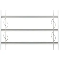 Alberts Fenstergitter Secorino Style 700 - 1050 x 450 mm Ausziehgitter