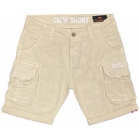 Alpha Industries Crew Kurze Hose Jet Stream White 32