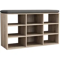 VCM Schuhregal HINSOL Sonoma Eiche ca. 80x50x30cm