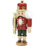 Christian Ulbricht Nussknacker König 17 cm Holz Rot
