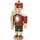 Christian Ulbricht Nussknacker König 17 cm Holz Rot