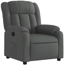 vidaXL Relaxsessel Dunkelgrau Stoff 92 x 98 x 0 cm Grau mit Liegeposition