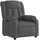 vidaXL Relaxsessel Dunkelgrau Stoff 92 x 98 x 0 cm Grau mit Liegeposition
