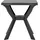 vidaXL Bistrotisch 70 x 70 x 72 cm Anthrazit