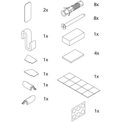 KERMI EBFI001 Set Montagekleinteile 2535280