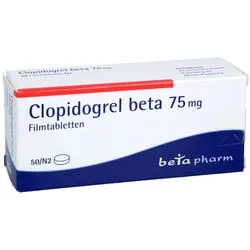 Clopidogrel Beta 75 Mg Filmtabletten 50 St