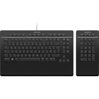 3Dconnexion Keyboard Pro with Numpad - Tastatur und Nummernfeld