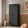 [en.casa] Kleiderschrank Hankasalmi 90 x 180 x 40 cm Schwarz