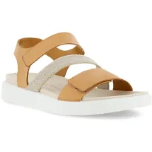 ECCO FLOWT W FLAT SANDAL,Lion,39 EU
