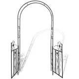 vidaXL Gartentor Rosenbogen Rankgitter Rosensäule Spalier Pergola