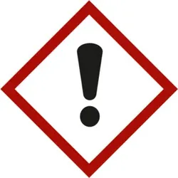 Gefahrstoffsymbol Ausrufezeichen, Typ: 03026