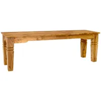 LAKSHMI-indisches-moebelhaus.de Bank Guru 140x40 aus Mango-Massivholz