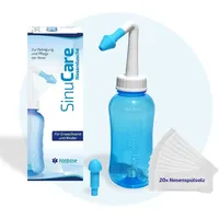 SinuCare Nasendusche Starter Set, Zur Pflege und Befeuchtung der Nasenschleimhaut