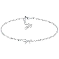 Elli DIAMONDS 925 Sterling Silber Schleife Diamant Geschenkidee Armbänder & Armreife   Damen