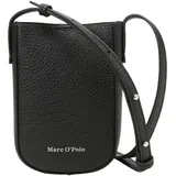 Marc O'Polo Leder Handytasche Umhängetasche Cirla Cellphone Bag Black schwarz - Schwarz