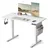 Songmics Höhenverstellbarer Schreibtisch 120 x 60 cm Wolkenweiß