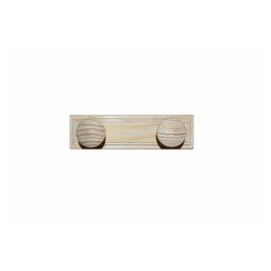 Aranaz MUEBLEAR - Aufhänger 2 Knöpfe unlackiert