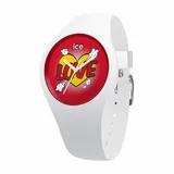 ICE-Watch ICE Love Heart - Weiße Damenuhr mit Silikonarmband - 015267 Small