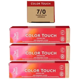 Wella Color Touch Pure Naturals 7/0 mittelblond 60 ml