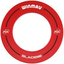 WINMAU Dartscheibe Schutzring PDC Rot