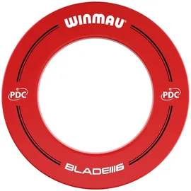 WINMAU Dartscheibe Schutzring PDC Rot