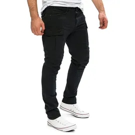 Yazubi Cargohose Schwarz 32