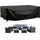 OEM Abdeckung für Gartenmöbel 242 x 182 x 100 cm Schwarz