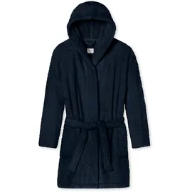 SCHIESSER Morgenmantel Teddy-Fleece Comfort-Fit dunkelblau M