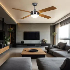 V-Tac LED Deckenventilator 132 cm Silber