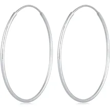 Elli Creolen Basic Klassisch Silber 925