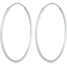 Elli Creolen Basic Klassisch Silber 925
