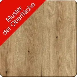 Kerkmann Move 1 elektrisch höhenverstellbarer Schreibtisch eiche rechteckig, T-Fuß-Gestell weiß 120,0 x 80,0 cm