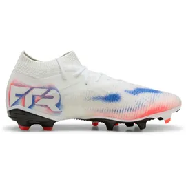 Puma Future 8 Match FG/AG - PUMA White-PUMA Black-Glowing red 40