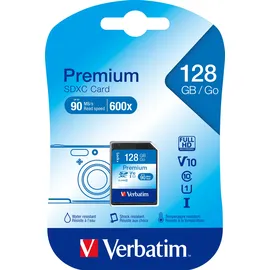 Verbatim SDXC Premium 128GB Class 10 UHS-I