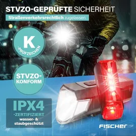 Fischer Akku Bel.-Set TWIN-80/40/20/Sensor 2.0 Beleuchtungsset