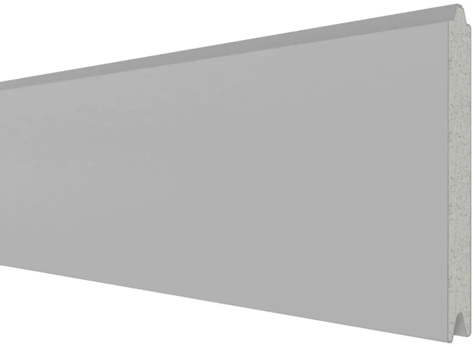 TraumGarten Sichtschutzzaun SYSTEM ALU PLUS Einzelprofil Silber Sichtschutz Steckzaun Lamellenzaun, 238 cm
