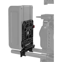 SmallRig V-Mount-Batterieplatte mit zwei 15-mm-Stabklemmen