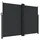 vidaXL Seitenmarkise Ausziehbar 180 x 600 cm Schwarz
