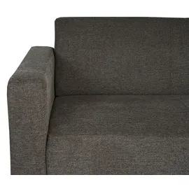 Mendler Sofa-Garnitur Couch-Garnitur 2x 2er Sofa Lyon Stoff/Textil ~ braun