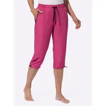 Sieh an! Capri-Freizeithose knielang Pink 50