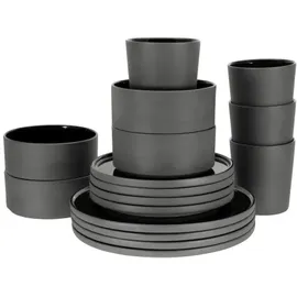 CreaTable Futuro Kombiservice 16-tlg. schwarz