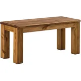 Brasilmöbel Sitzbank 100 cm Rio Classico Brasil Massivholz aus Pinie, Verschiedene Größen & Farben, ideal für Esszimmer & Küche