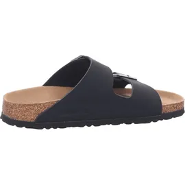 Birkenstock Arizona Vegan Birko-Flor Nubuk schmal schwarz 38