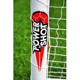 powershot Fußballtornetz Weiß 2,4m x 1,8m